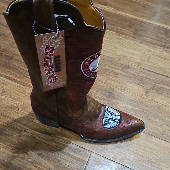 Gameday Western Boots Alabama Crimson Tide SZ 6 or 7 NEW - Picture 2 of 2